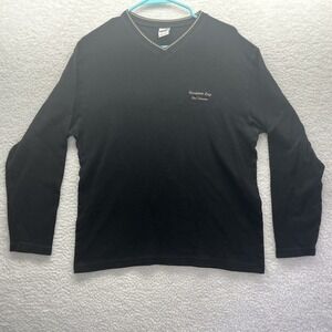 Rain Forest Cafe Shirt Mens Small Black San Francisco Souvenir pull over casual